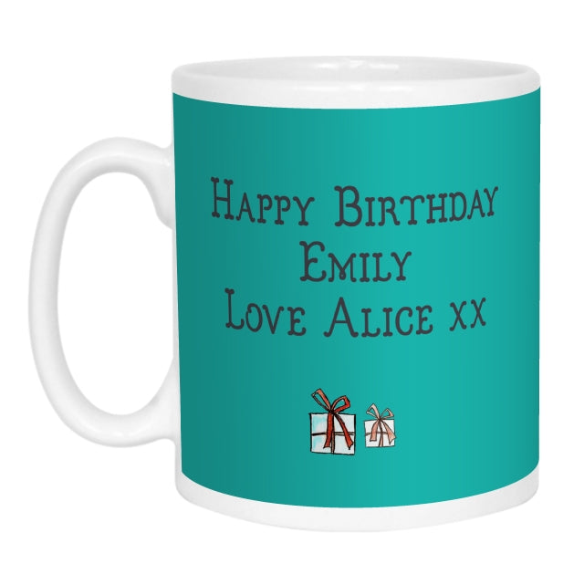 Birthday Cat Mug by Hannah Mansfield