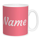 Personalised Pink Mug with Name