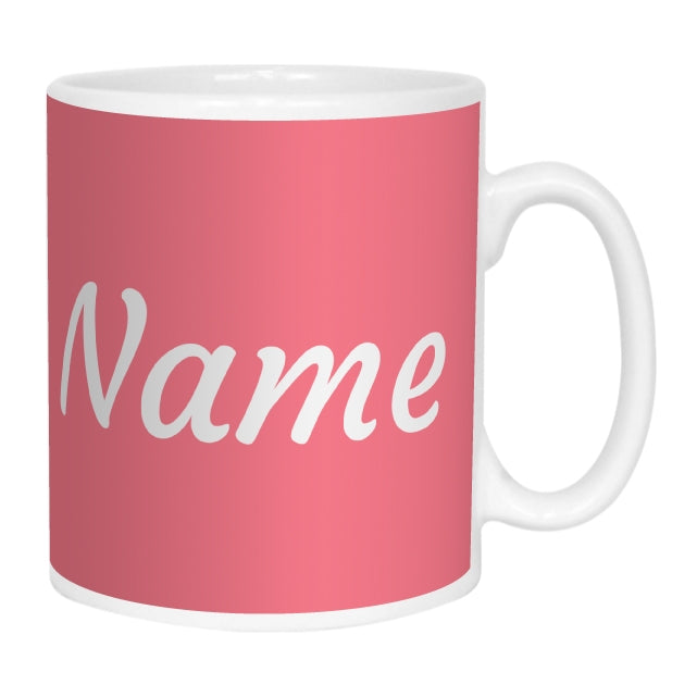 Personalised Pink Mug with Name