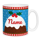 Christmas Pudding Name Mug