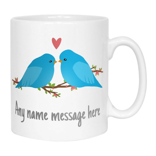 Love Birds Personalised Mug