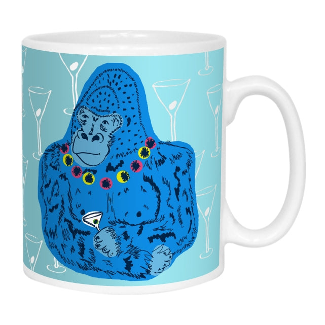 Party Gorilla Mug by Rebecca Garforth