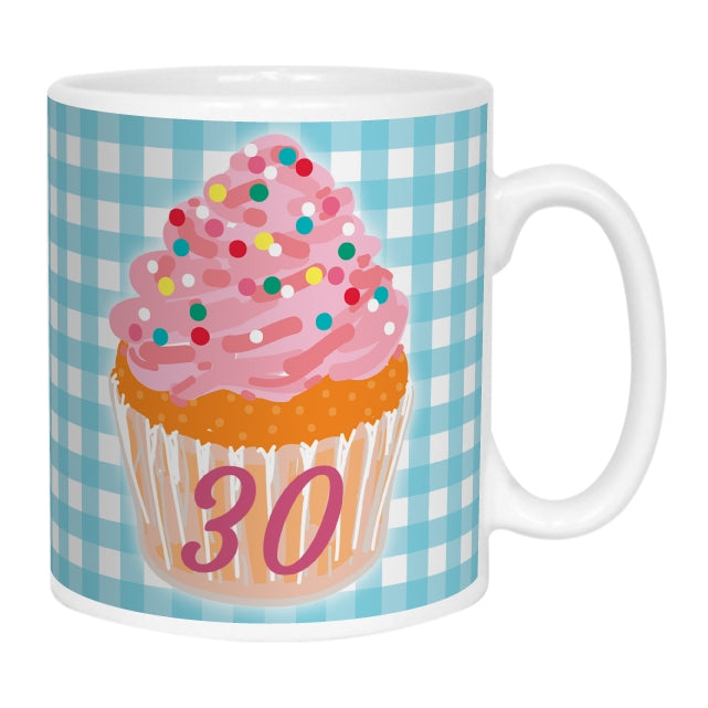 Cupcake Birthday Age Mug
