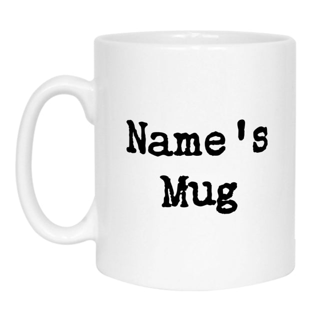 Personalised Name Mug - Typewriter Text