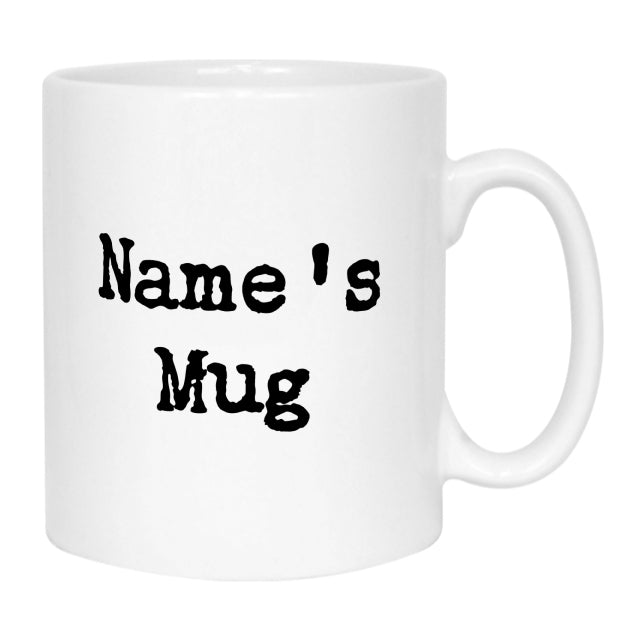 Personalised Name Mug - Typewriter Text