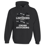 In My Head I'm Cross Stitching Hoodie