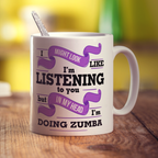 In My Head I'm Doing Zumba Mug - Standard 330ml (11oz) / White