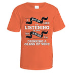 In My Head I'm Drinking A Glass Of Wine T-Shirt