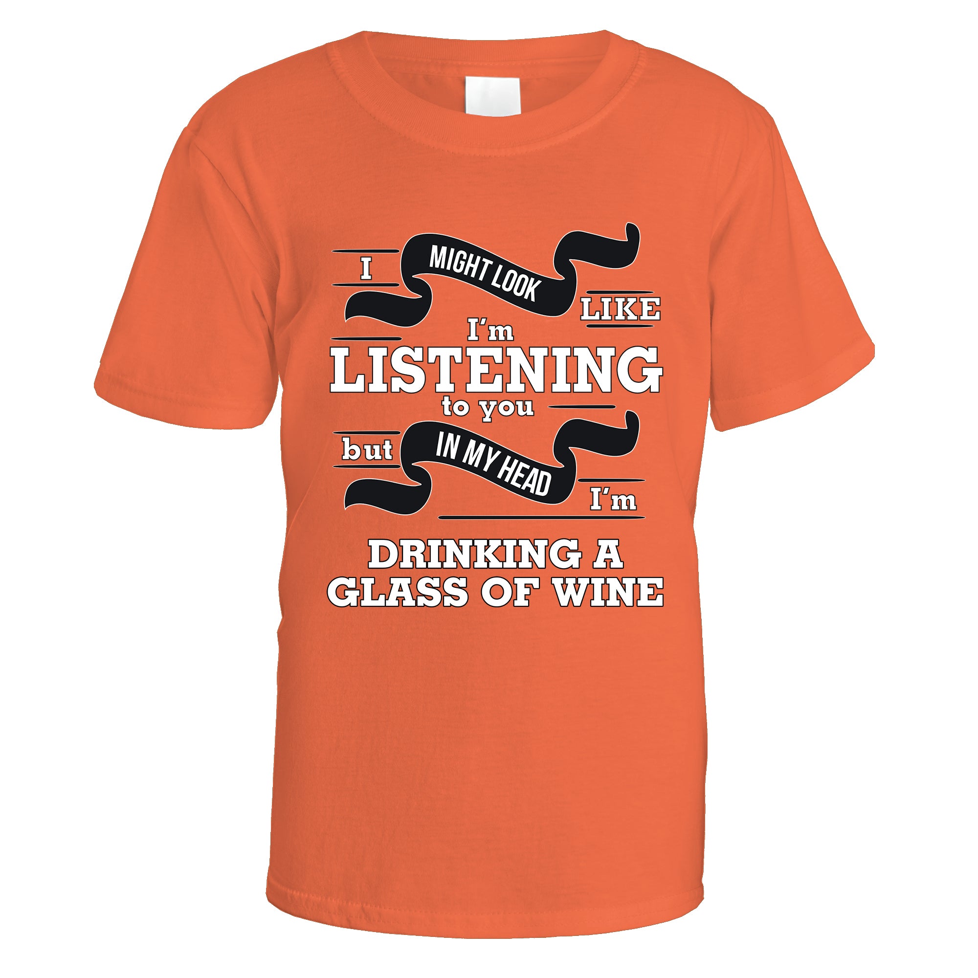 In My Head I'm Drinking A Glass Of Wine T-Shirt