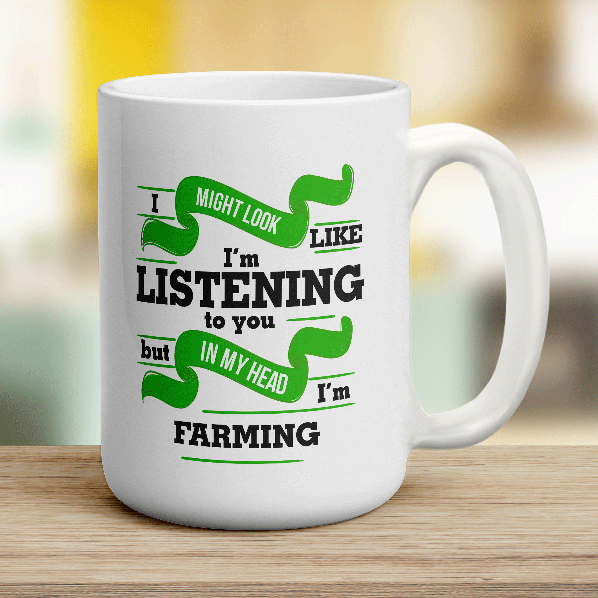 In My Head I'm Farming Mug