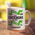 In My Head I'm Farming Mug - Standard 330ml (11oz) / White