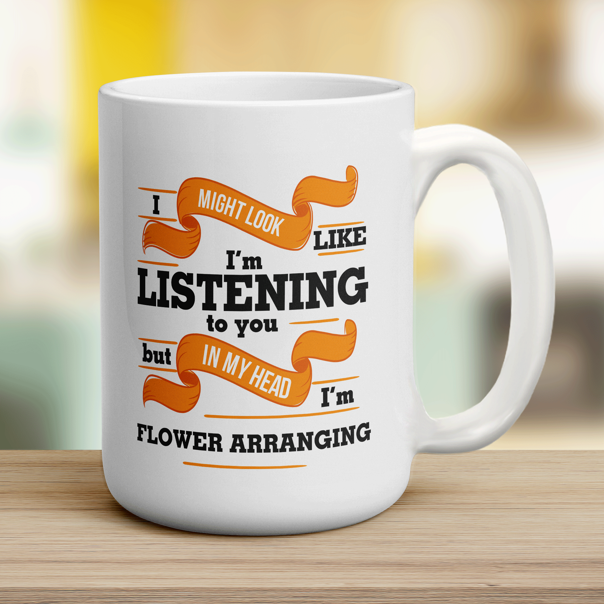 In My Head I'm Flower Arranging Mug