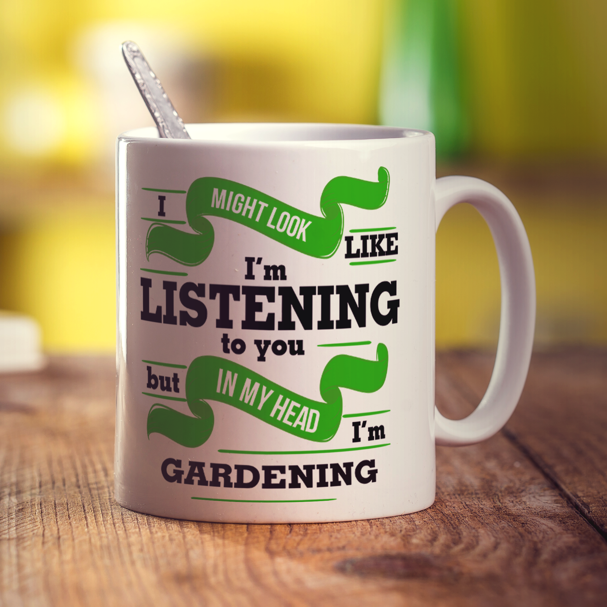 In My Head I'm Gardening Mug