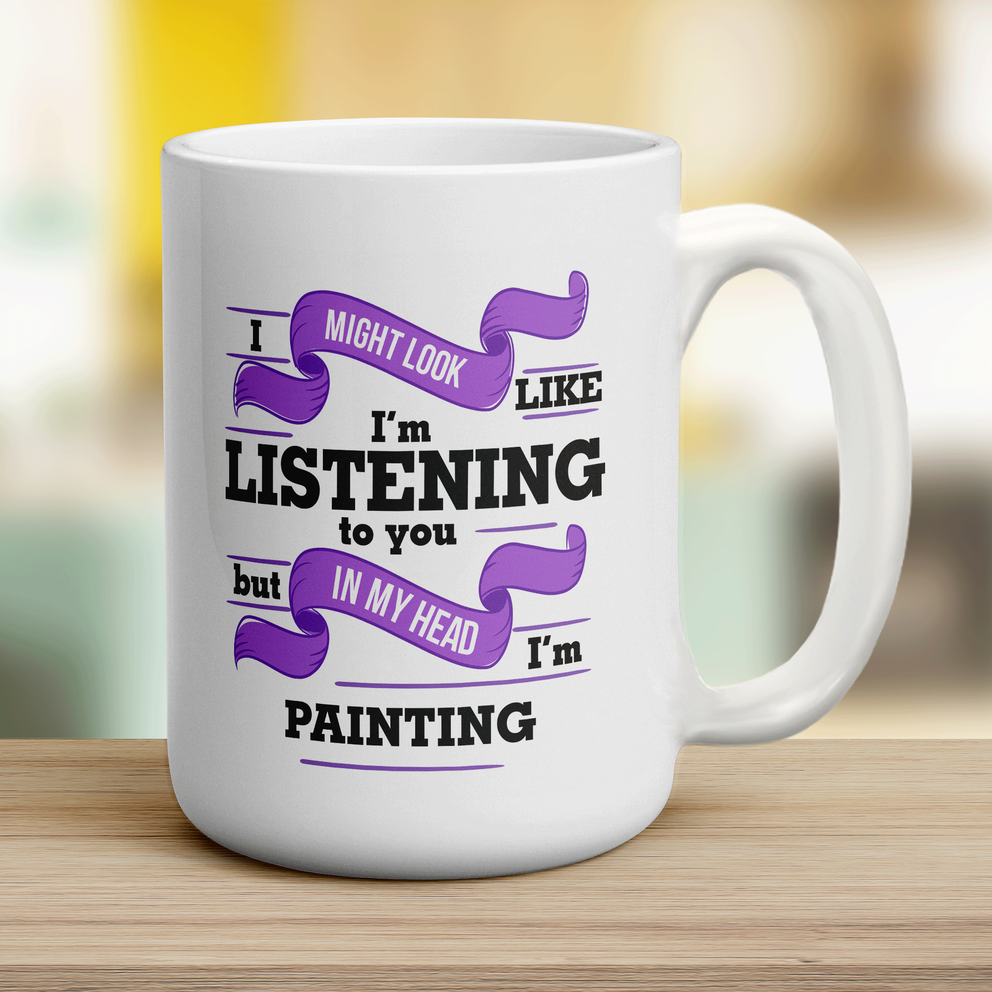 In My Head I'm Painting Mug