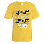 In My Head I'm Petting My Cat T-Shirt