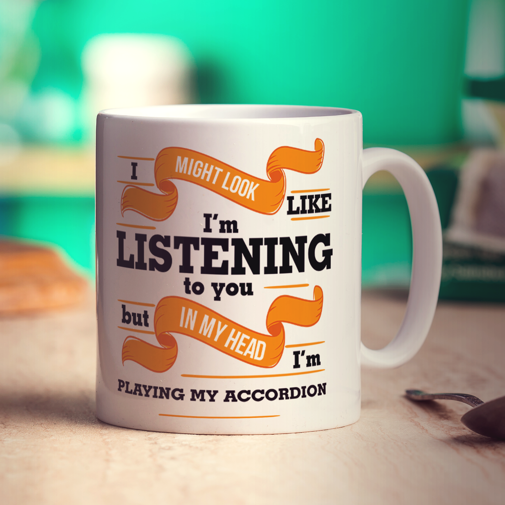 In My Head I'm Playing My Accordion Mug