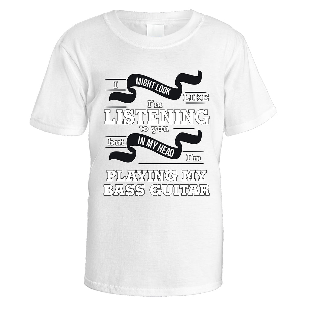 In My Head I'm Playing My Bass Guitar T-Shirt