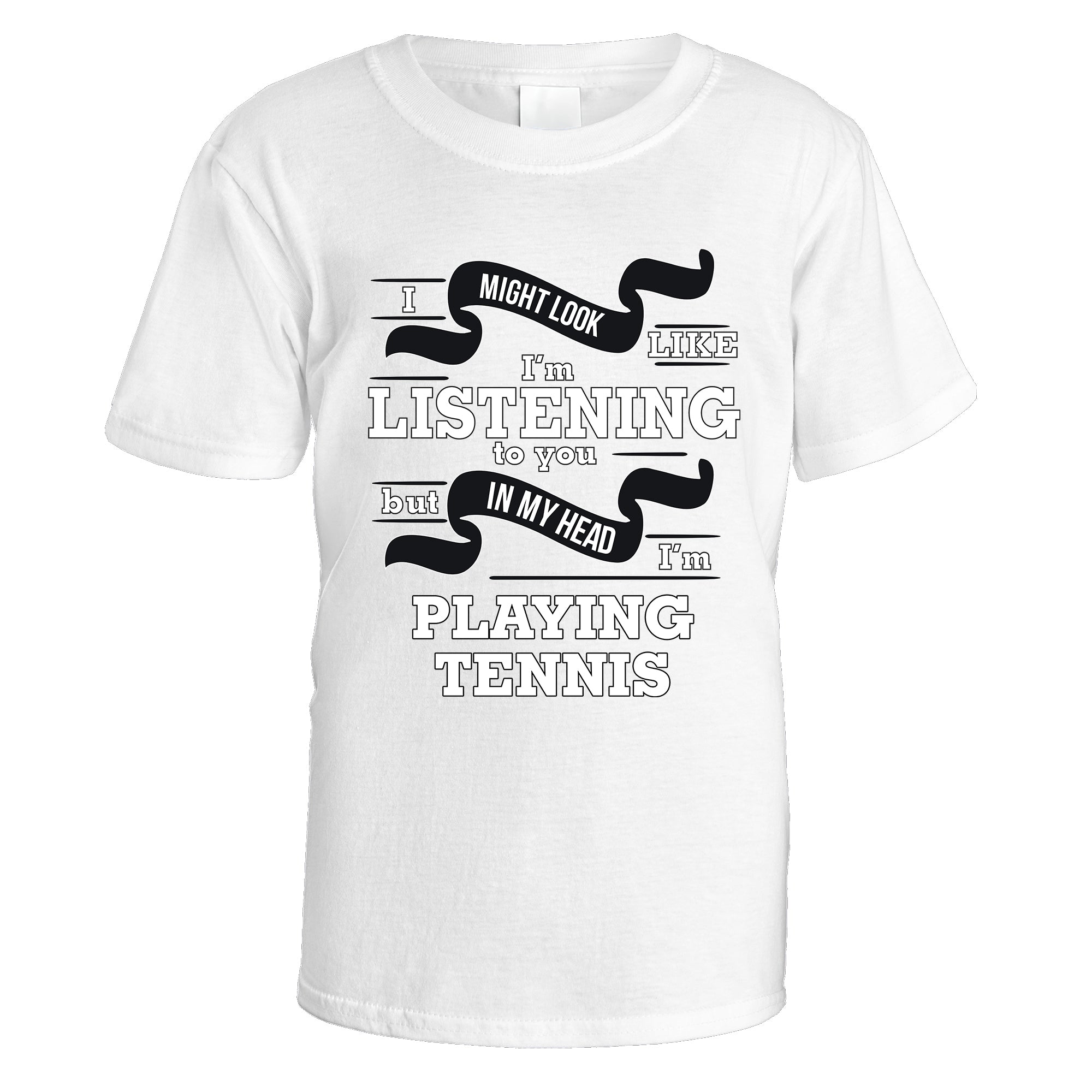 In My Head I'm Playing Tennis T-Shirt