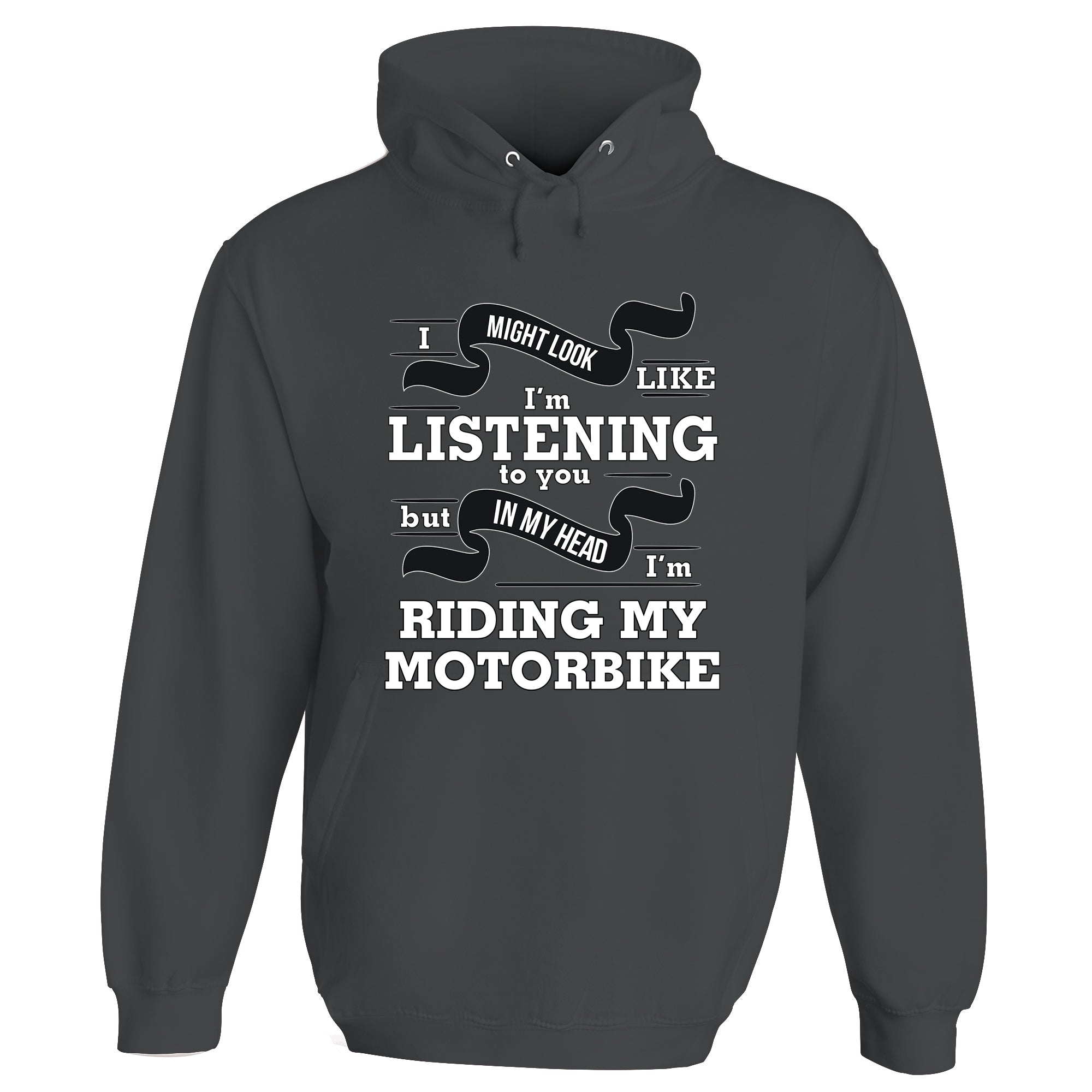 In My Head I'm Riding My Motorbike Hoodie