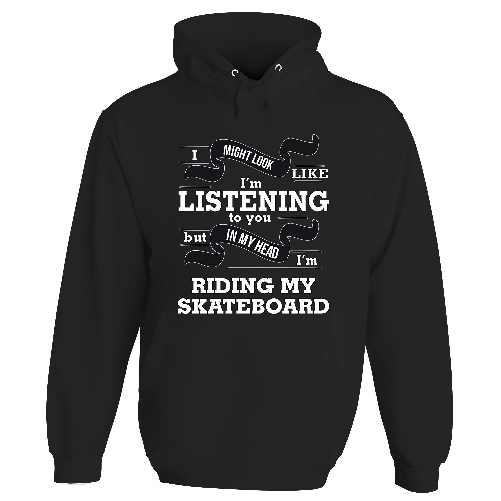 In My Head I'm Riding My Skateboard Hoodie