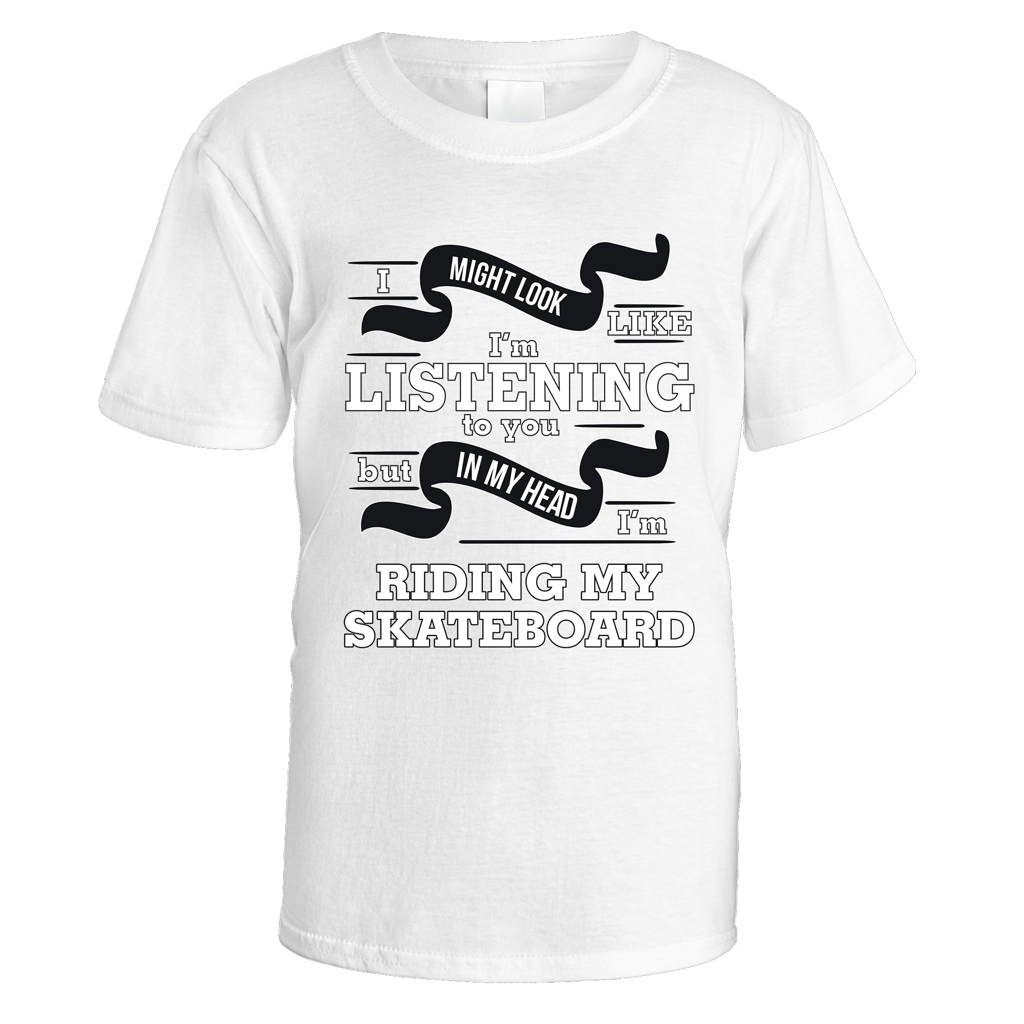 In My Head I'm Riding My Skateboard T-Shirt