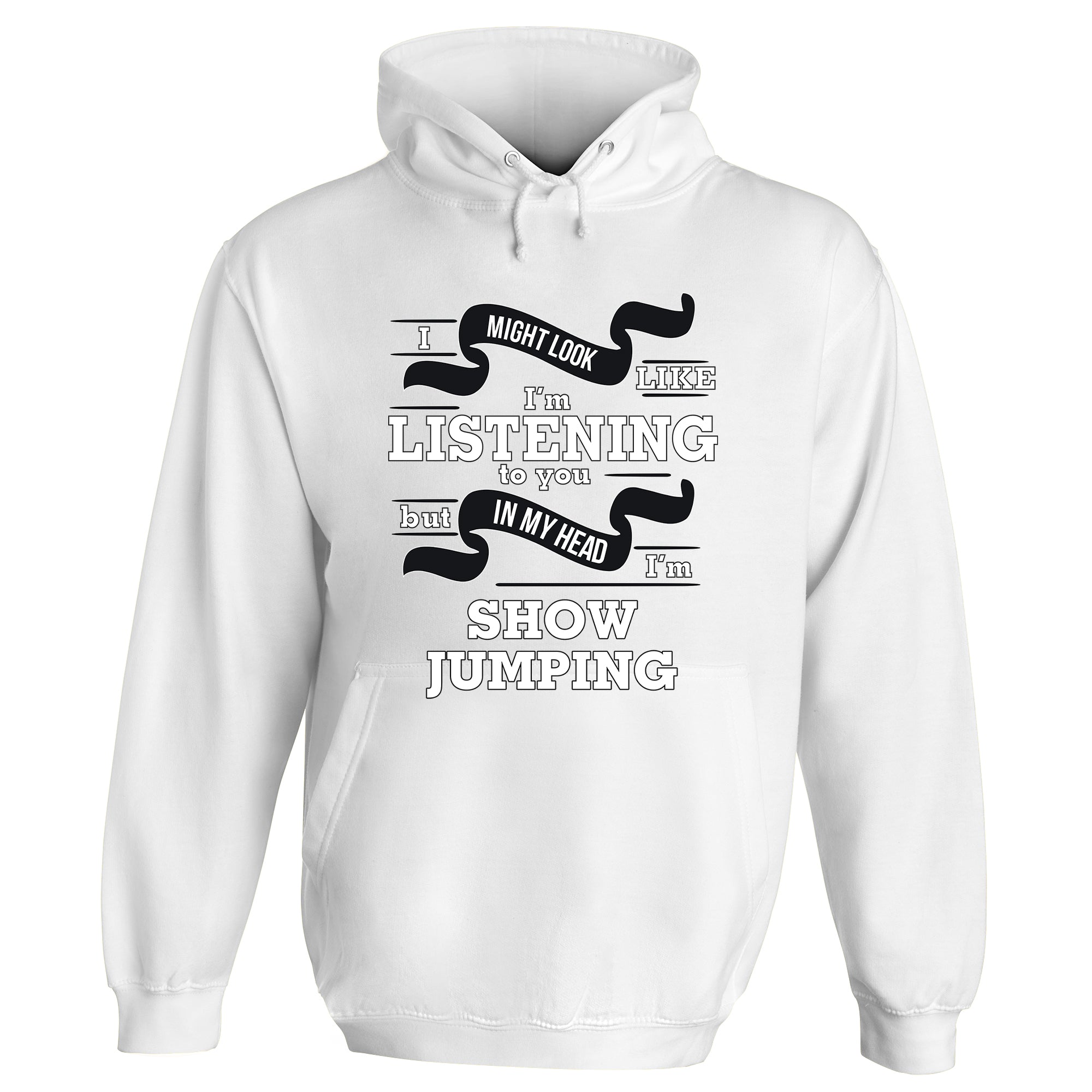 In My Head I'm Show Jumping Hoodie