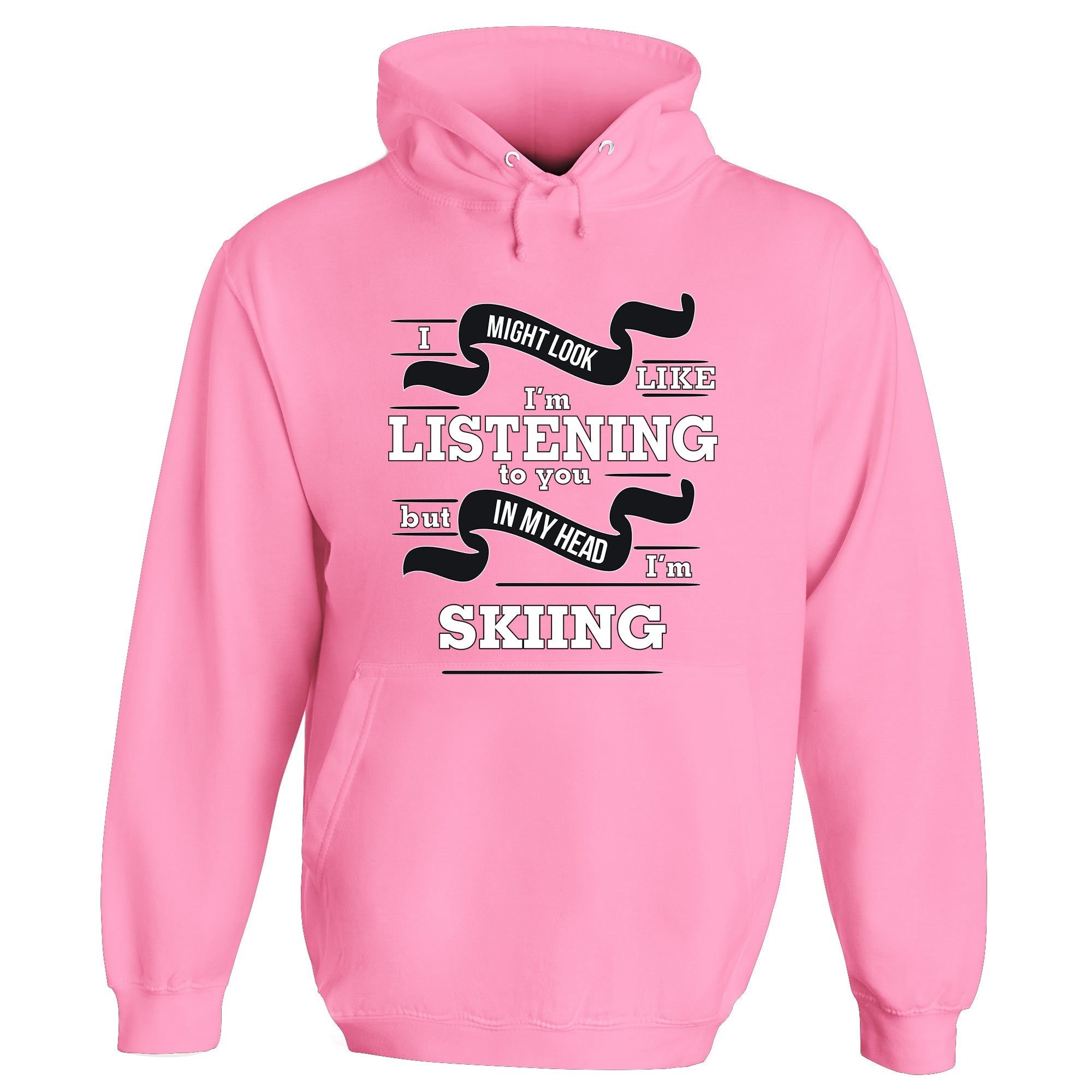 In My Head I'm Skiing Hoodie