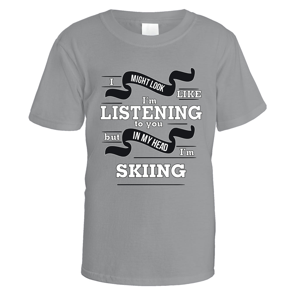 In My Head I'm Skiing T-Shirt