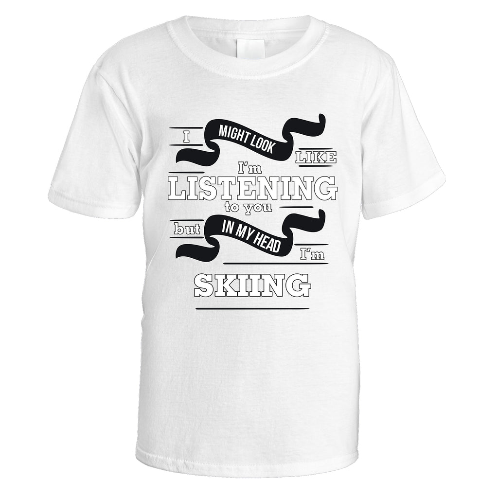 In My Head I'm Skiing T-Shirt