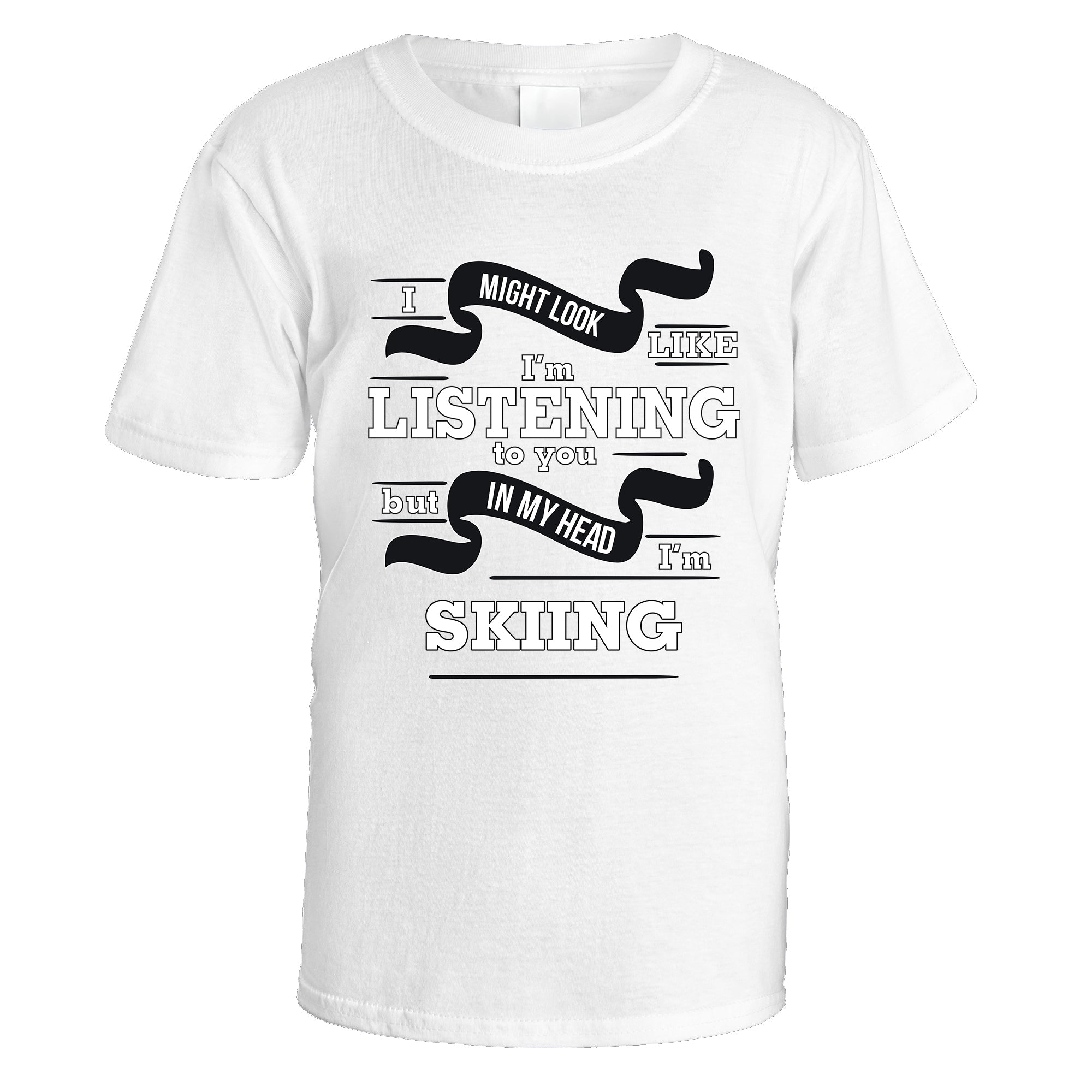 In My Head I'm Skiing T-Shirt