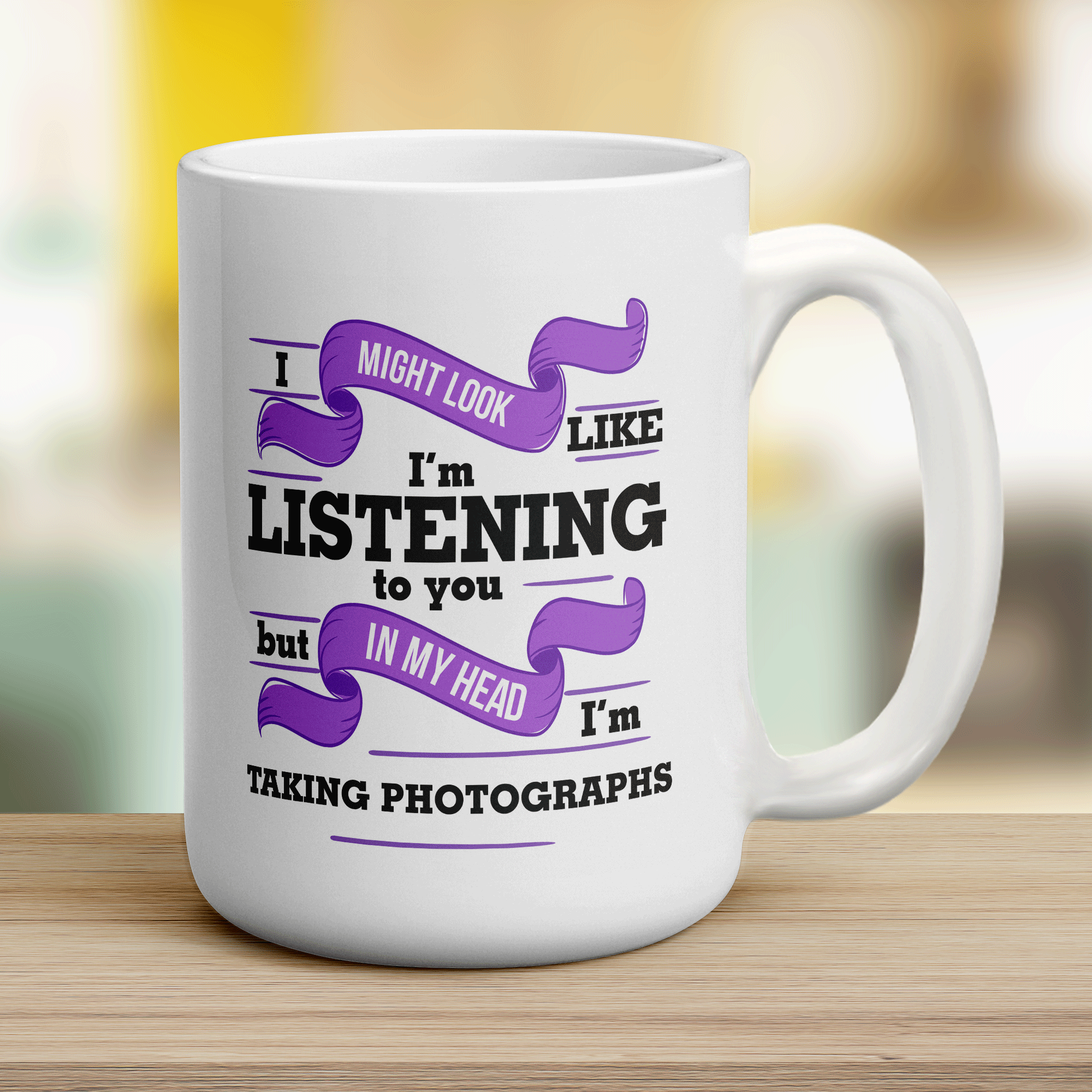 In My Head I'm Taking Photographs Mug