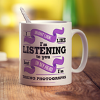 In My Head I'm Taking Photographs Mug - Standard 330ml (11oz) / White