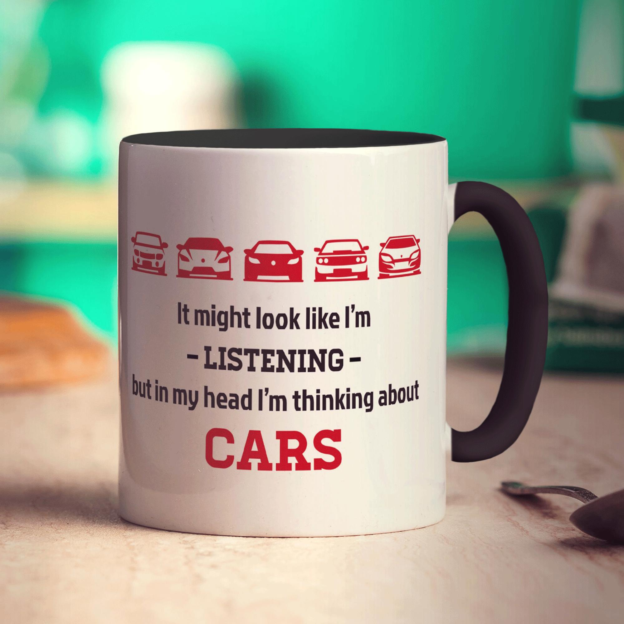 It Might Look Like I'm Listening but in my Head I'm Thinking About Cars Mug
