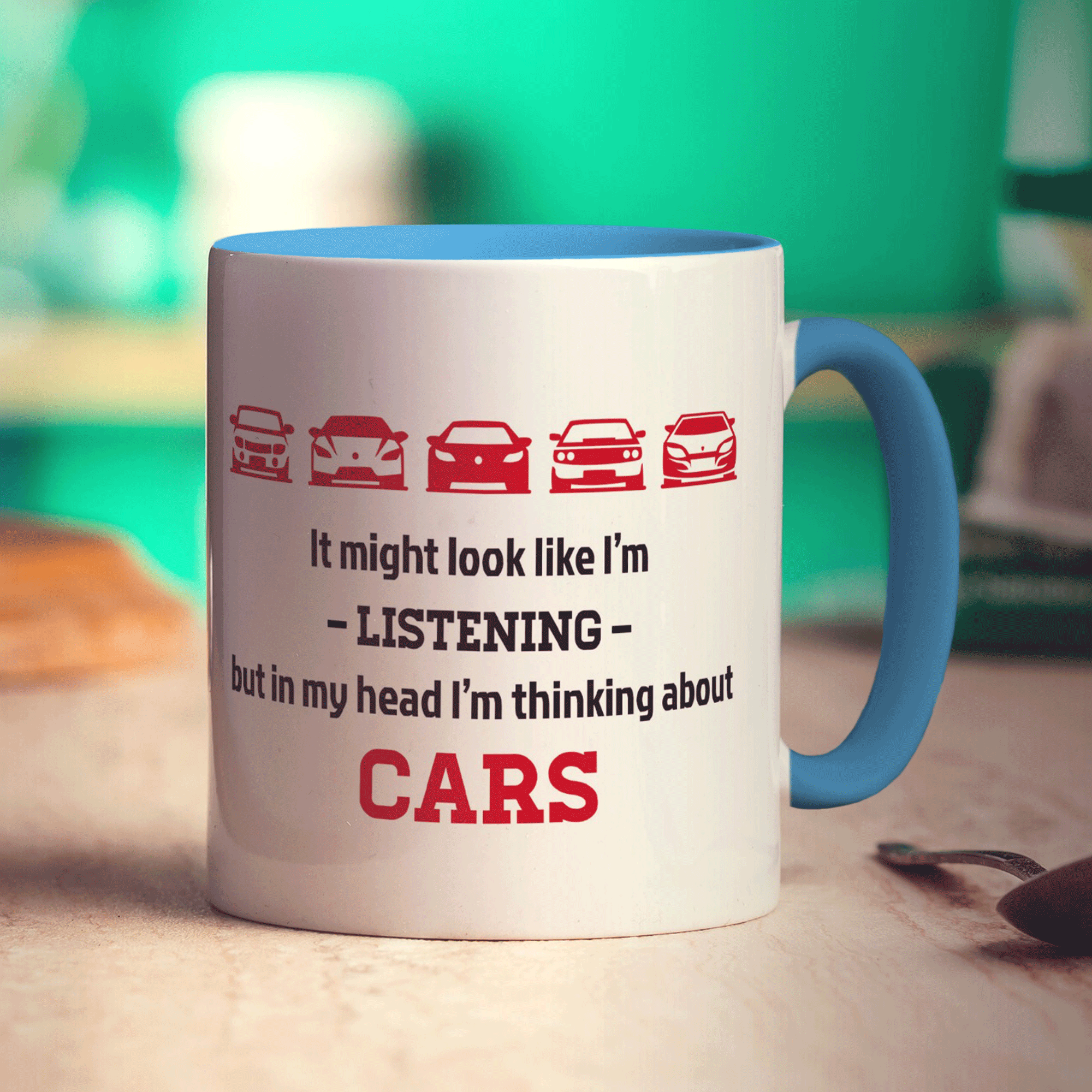 It Might Look Like I'm Listening but in my Head I'm Thinking About Cars Mug
