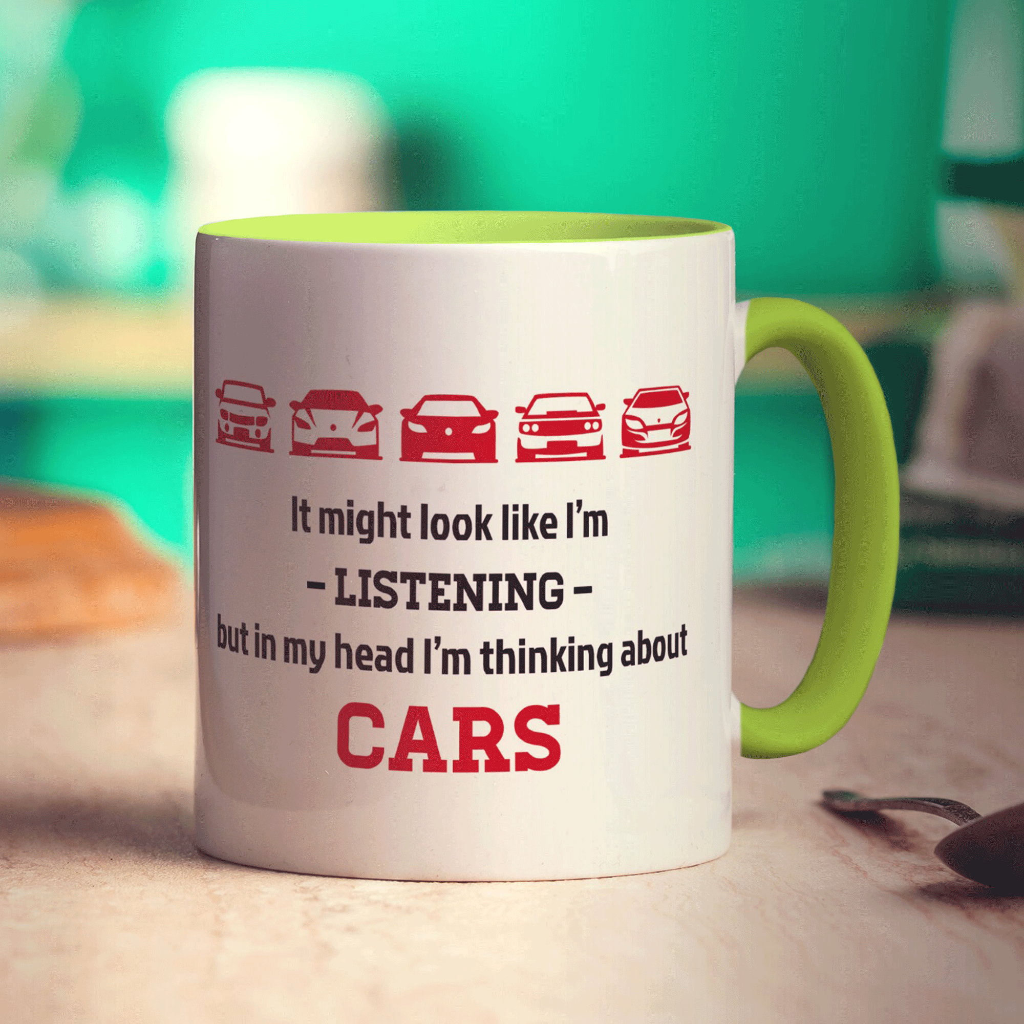 It Might Look Like I'm Listening but in my Head I'm Thinking About Cars Mug