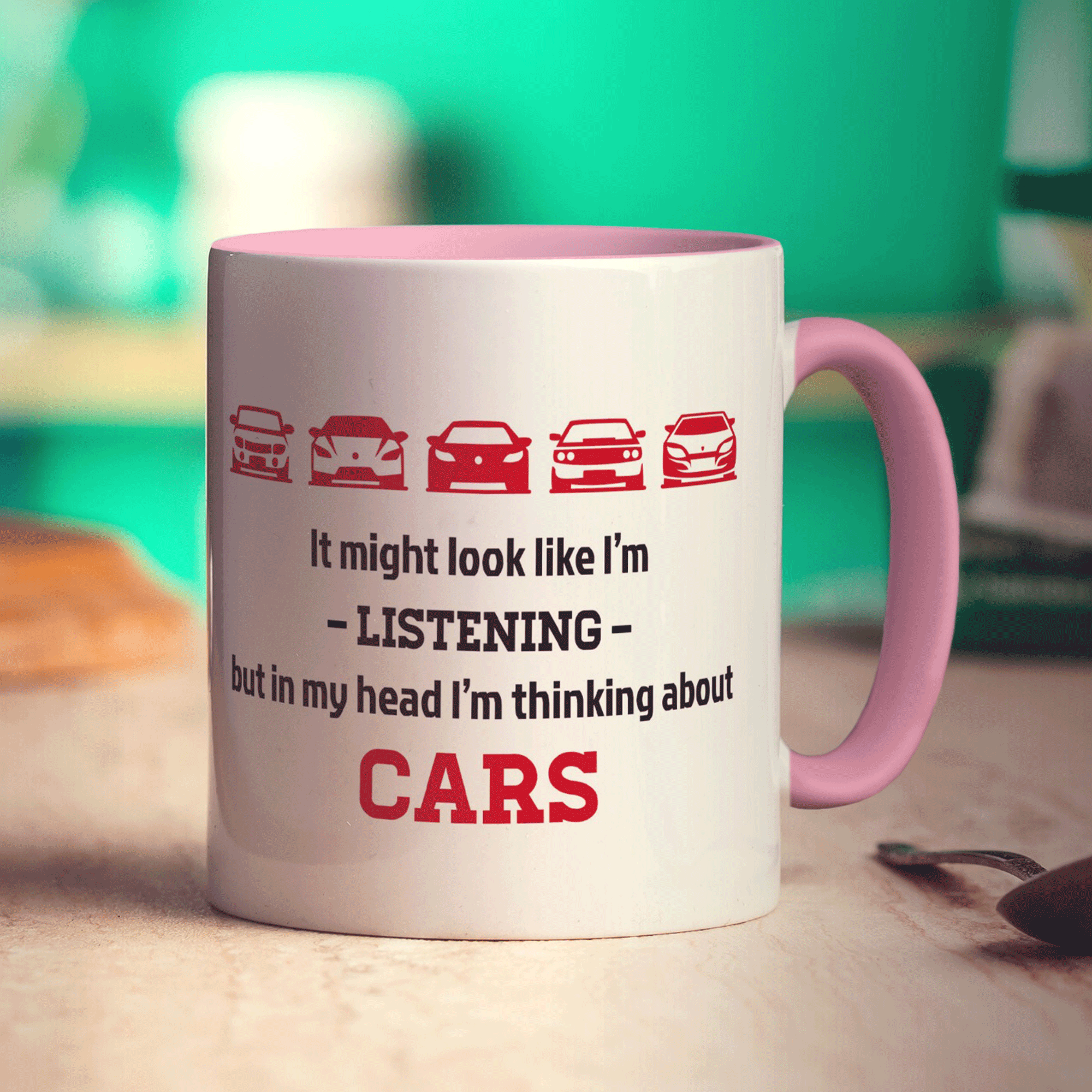 It Might Look Like I'm Listening but in my Head I'm Thinking About Cars Mug