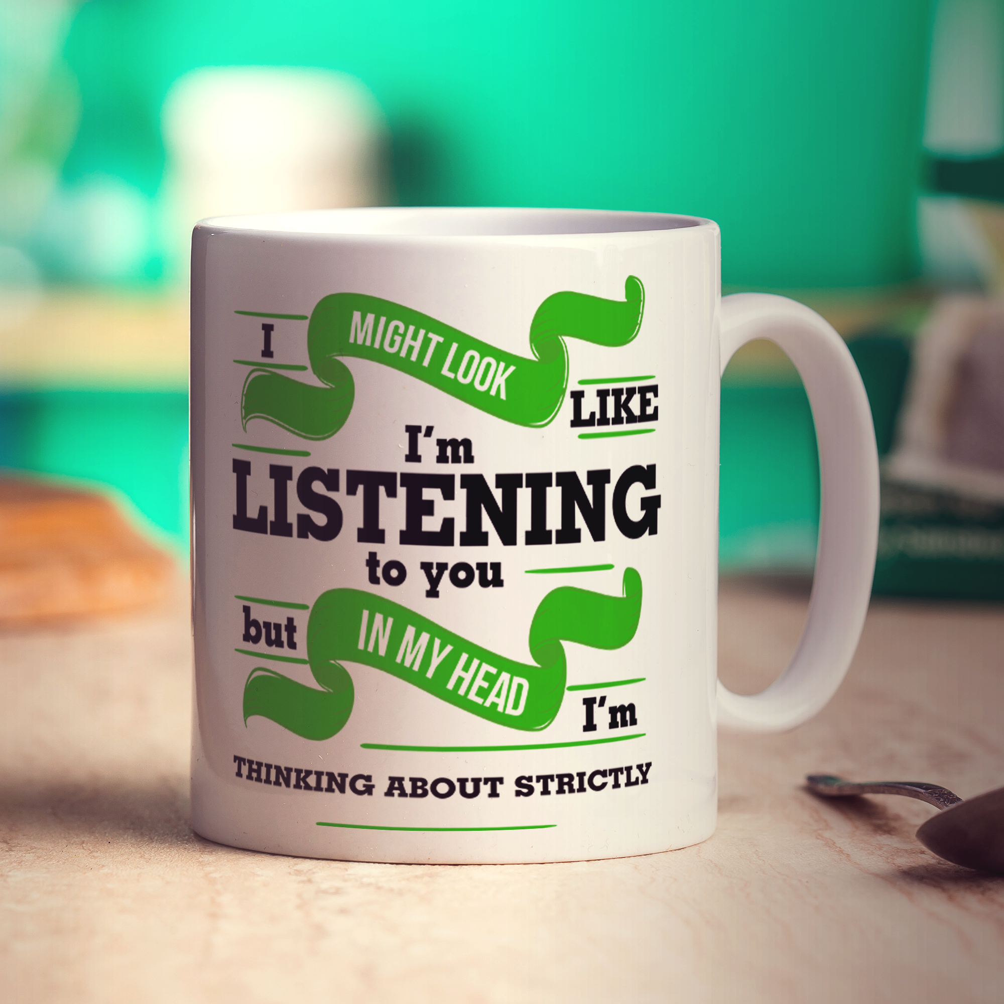 In My Head I'm Thinking About Strictly Mug