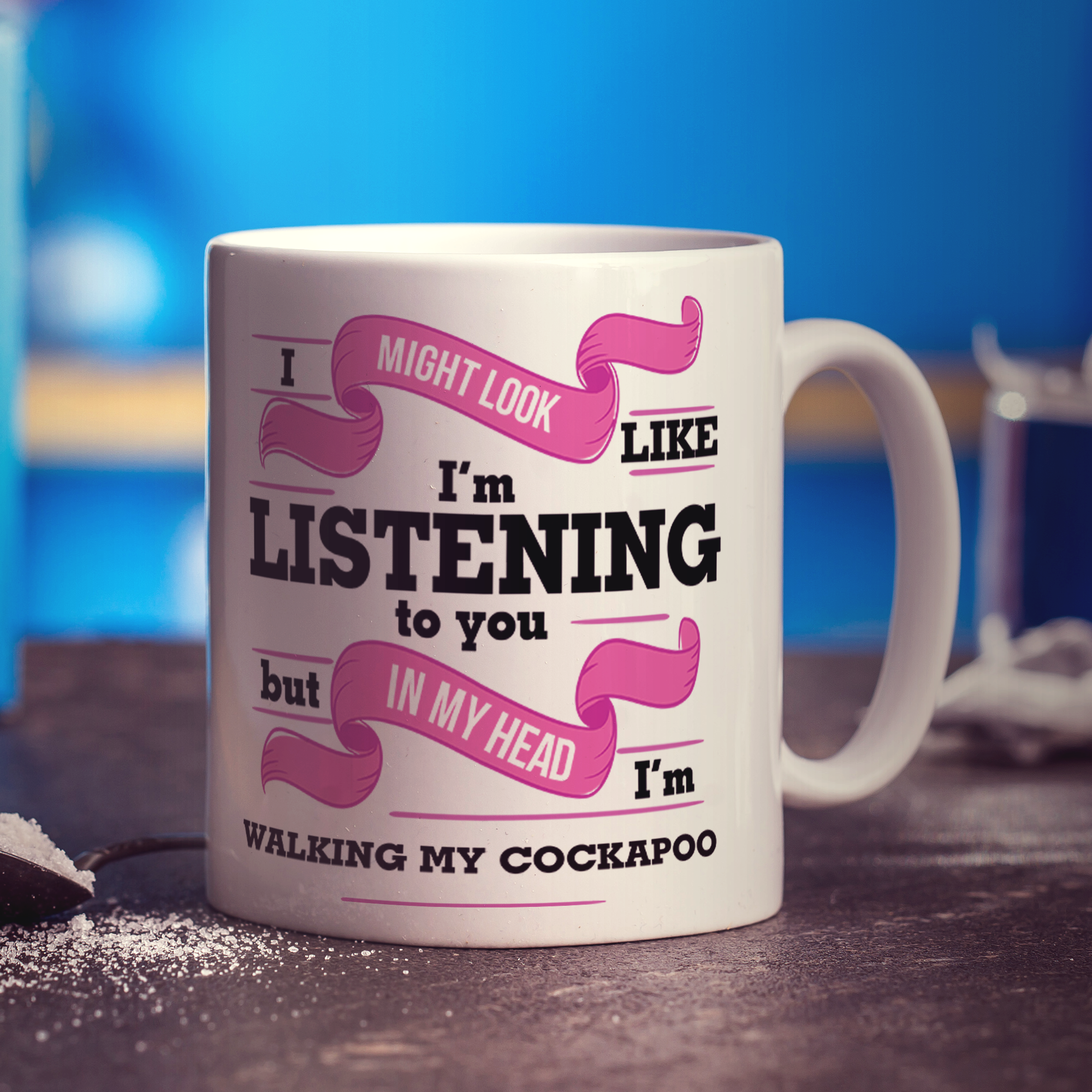 In My Head I'm Walking My Cockapoo Mug