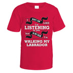 In My Head I'm Walking My Labrador T-Shirt
