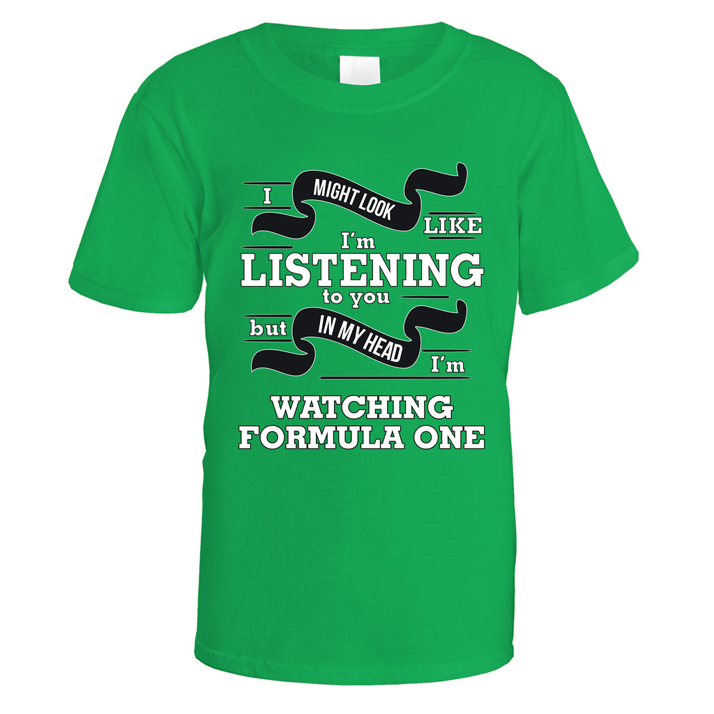 In My Head I'm Watching Formula One T-Shirt