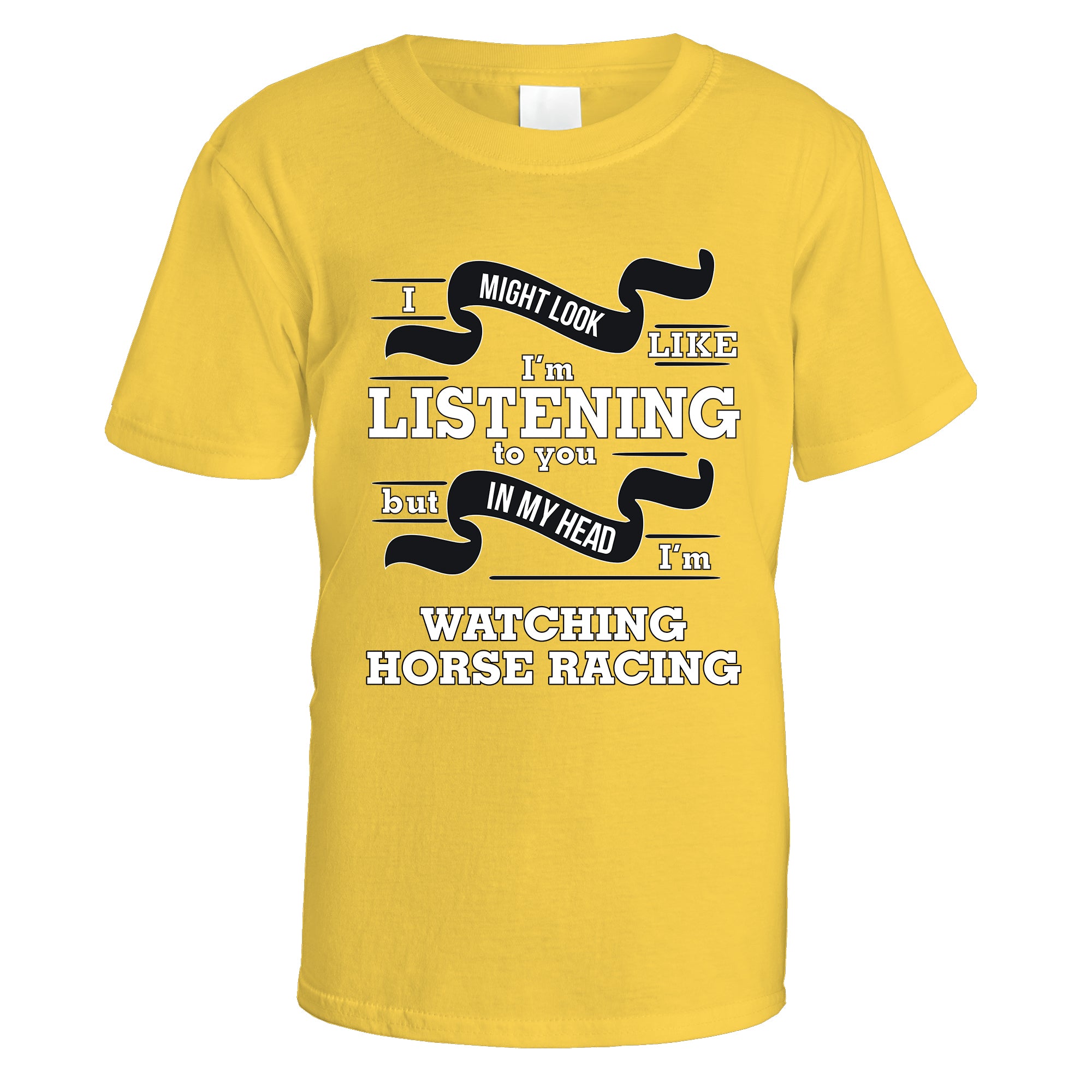 In My Head I'm Watching Horse Racing T-Shirt