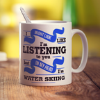 In My Head I'm Water Skiing Mug - Standard 330ml (11oz) / White