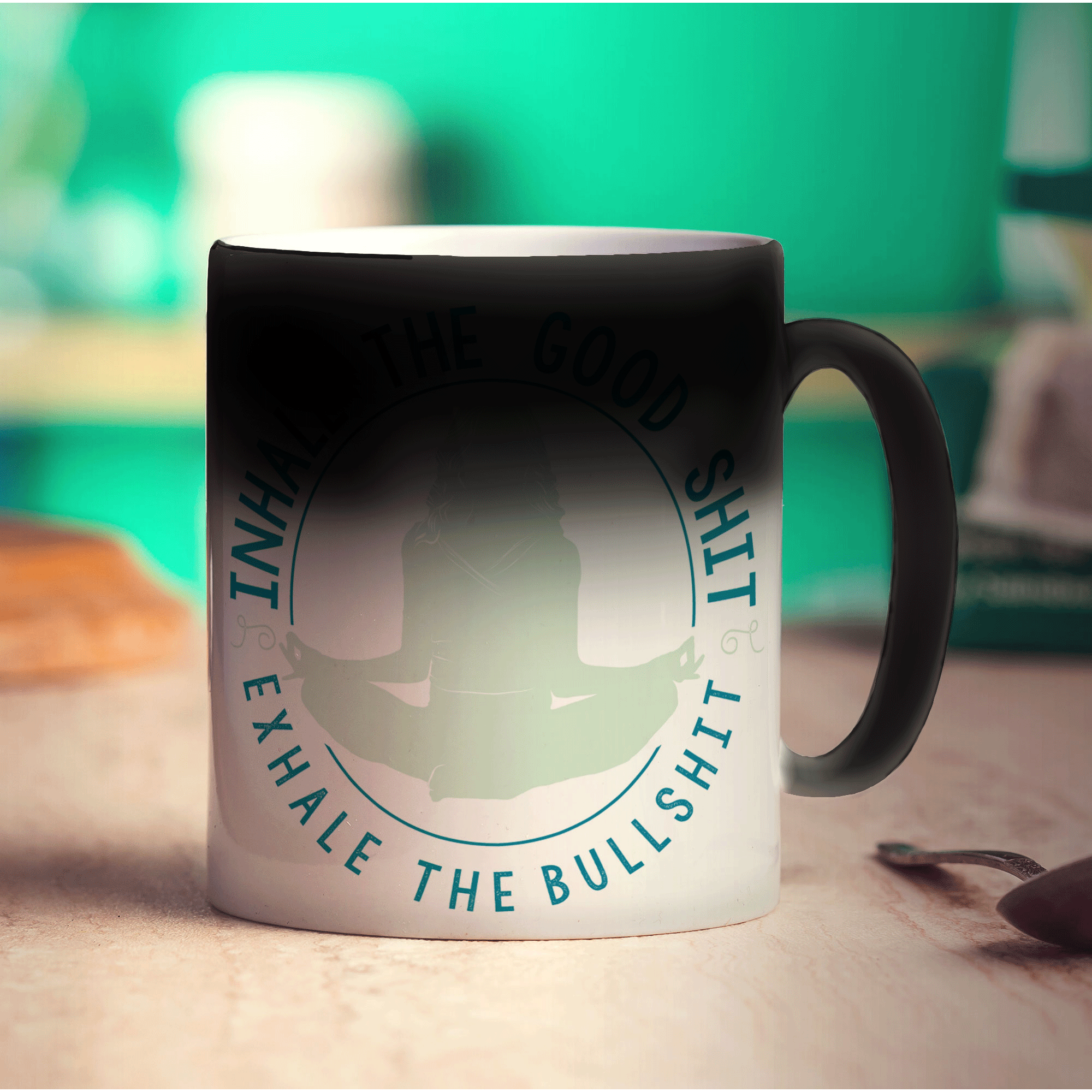 Inhale The Good Shit, Exhale The Bullshit Mug - Standard 330ml (11oz) / Magic Mug