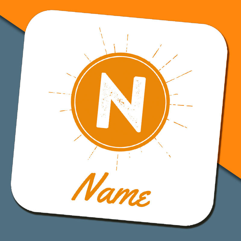 Initial & Name Personalised Coaster