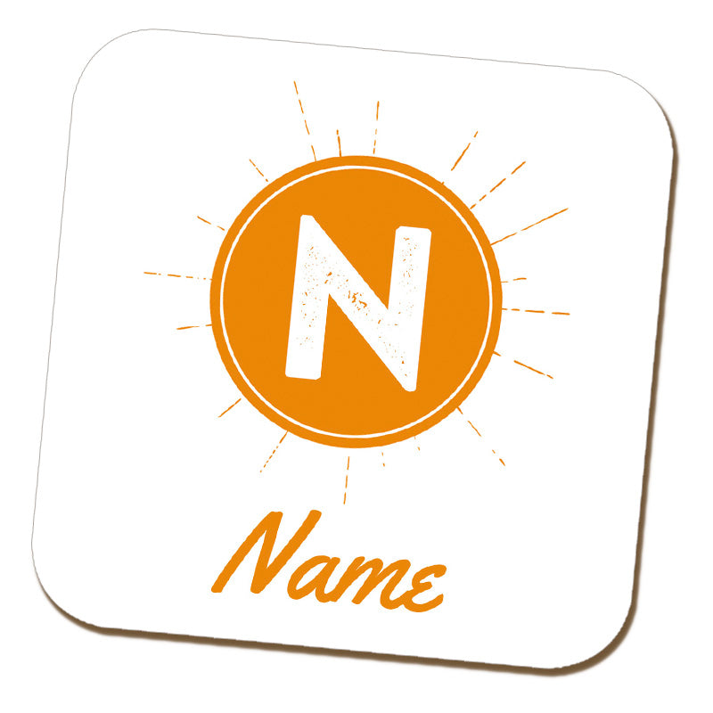 Initial & Name Personalised Coaster