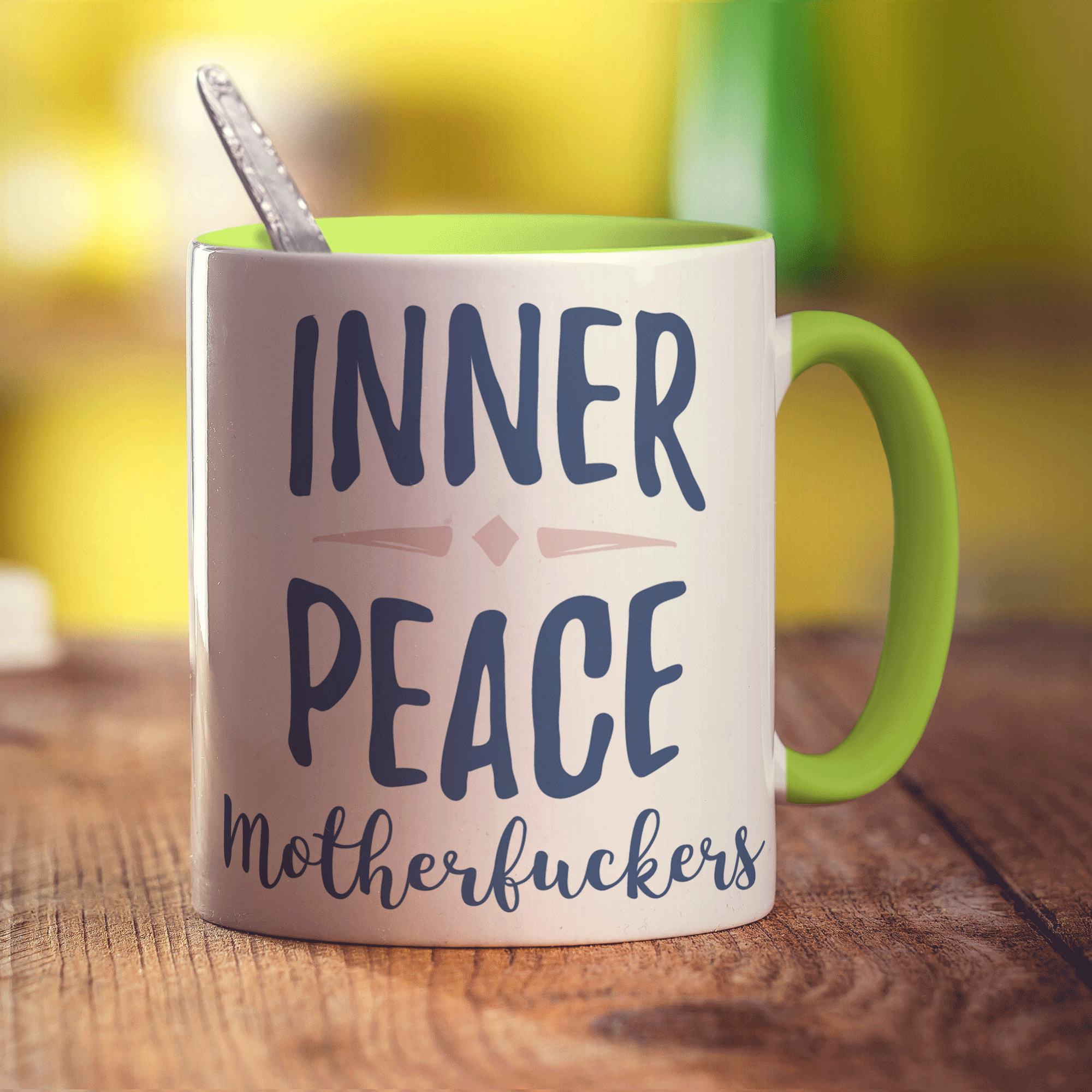 Inner Peace Motherfuckers Mug