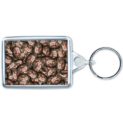 In Your Face Photo Keyring