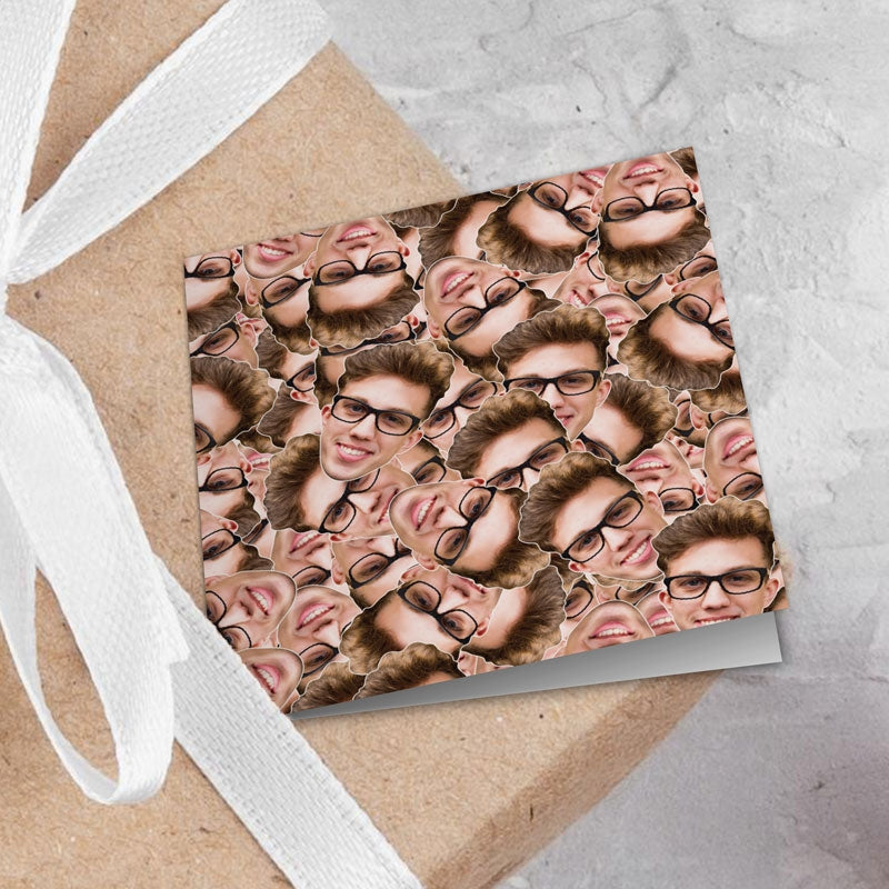 In Your Face Photo Wrapping Paper