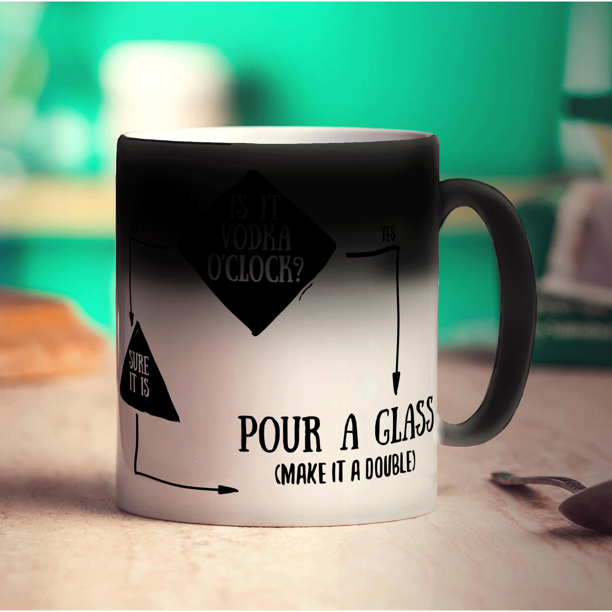 Is It Vodka O'Clock? Flow Chart Mug
