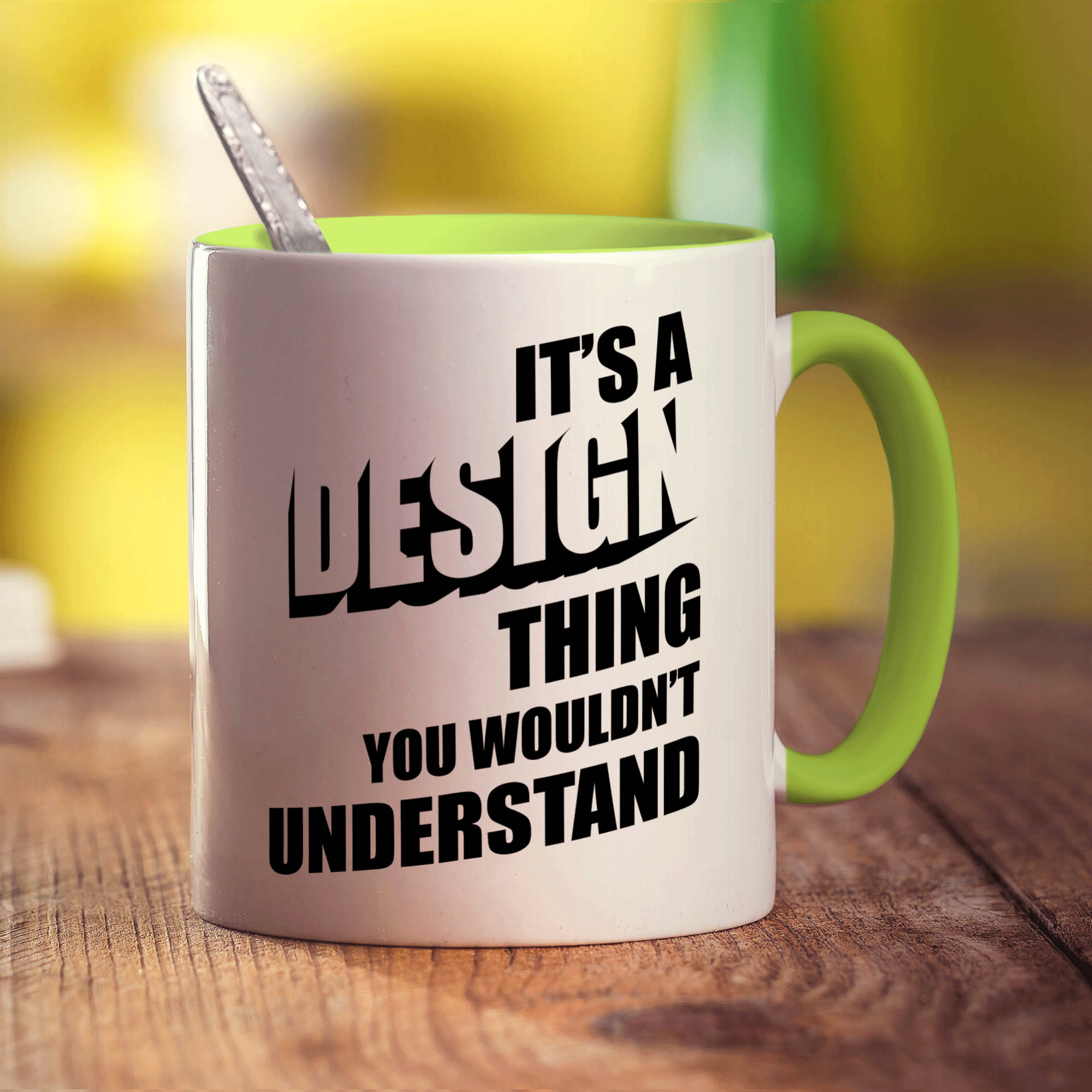 It's a Design Thing You Wouldn't Understand Mug - Standard 330ml (11oz) / Green
